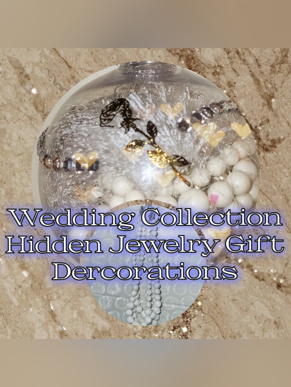 Handcrafted Wedding Collection hidden Jewelry Giftable Decorations